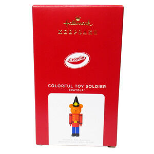 Hallmark Keepsake Crayola Colorful Toy Soldier Christmas Tree Ornament 2021